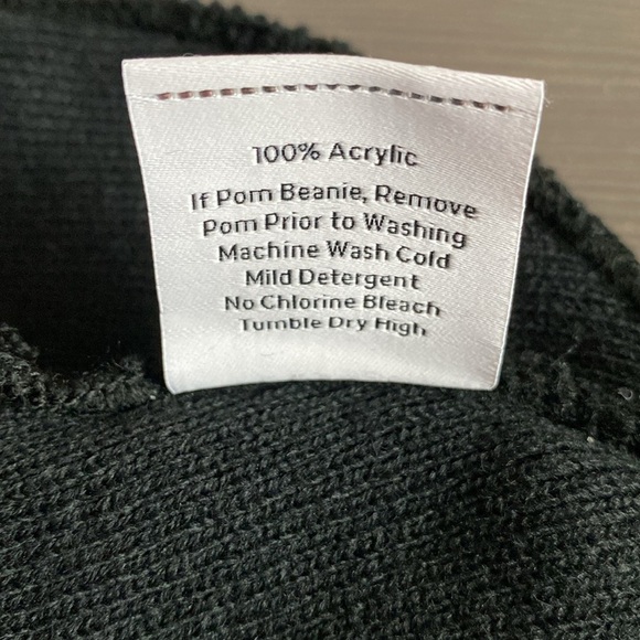 Love Your Melon Cuffed Beanie Hat Black Made in USA One Size - Picture 6 of 9